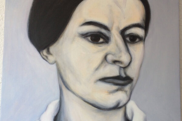 Stein von Mechthild Mansel in Galerie der Aufrechten im Erinnerungsort BADEHAUS