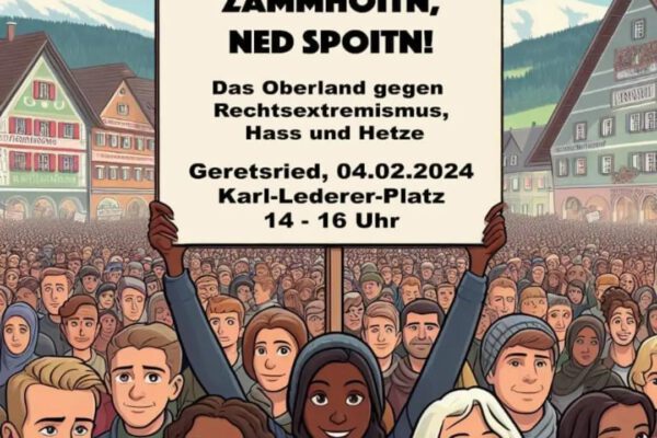 Demonstrationsaufruf Oberland