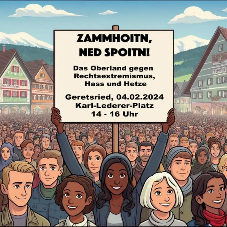 Demonstrationsaufruf Oberland